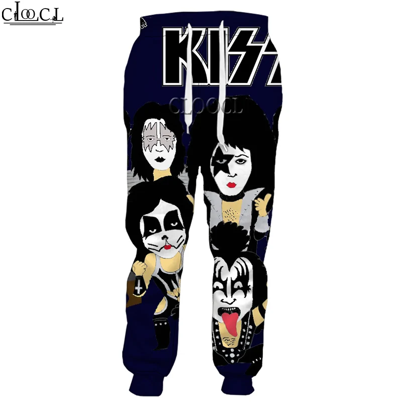 3D Printing Rock - CLOOCL Penyanyi Rock KISS Band Celana