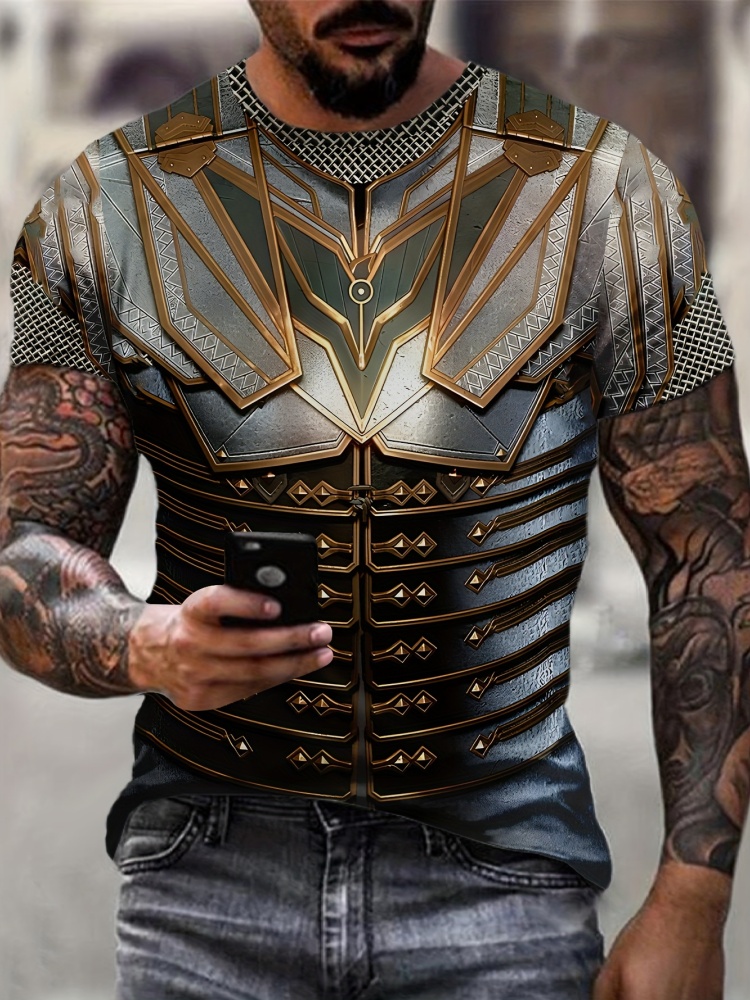 3D Printing Knight Armor - Kaus Pelindung Ninja Emas Ksatria Jalanan