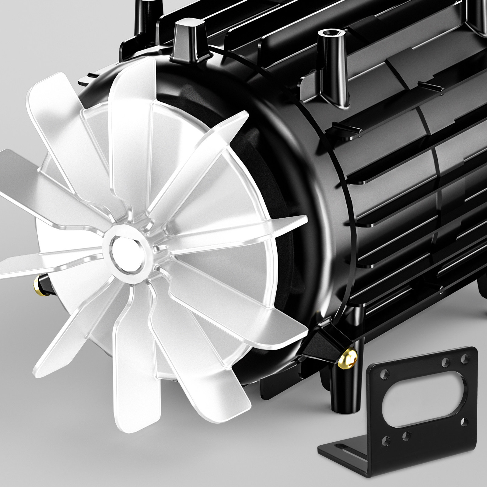 Stepper Motor - Braket Pemasangan Motor Gear Baja, Penyangga