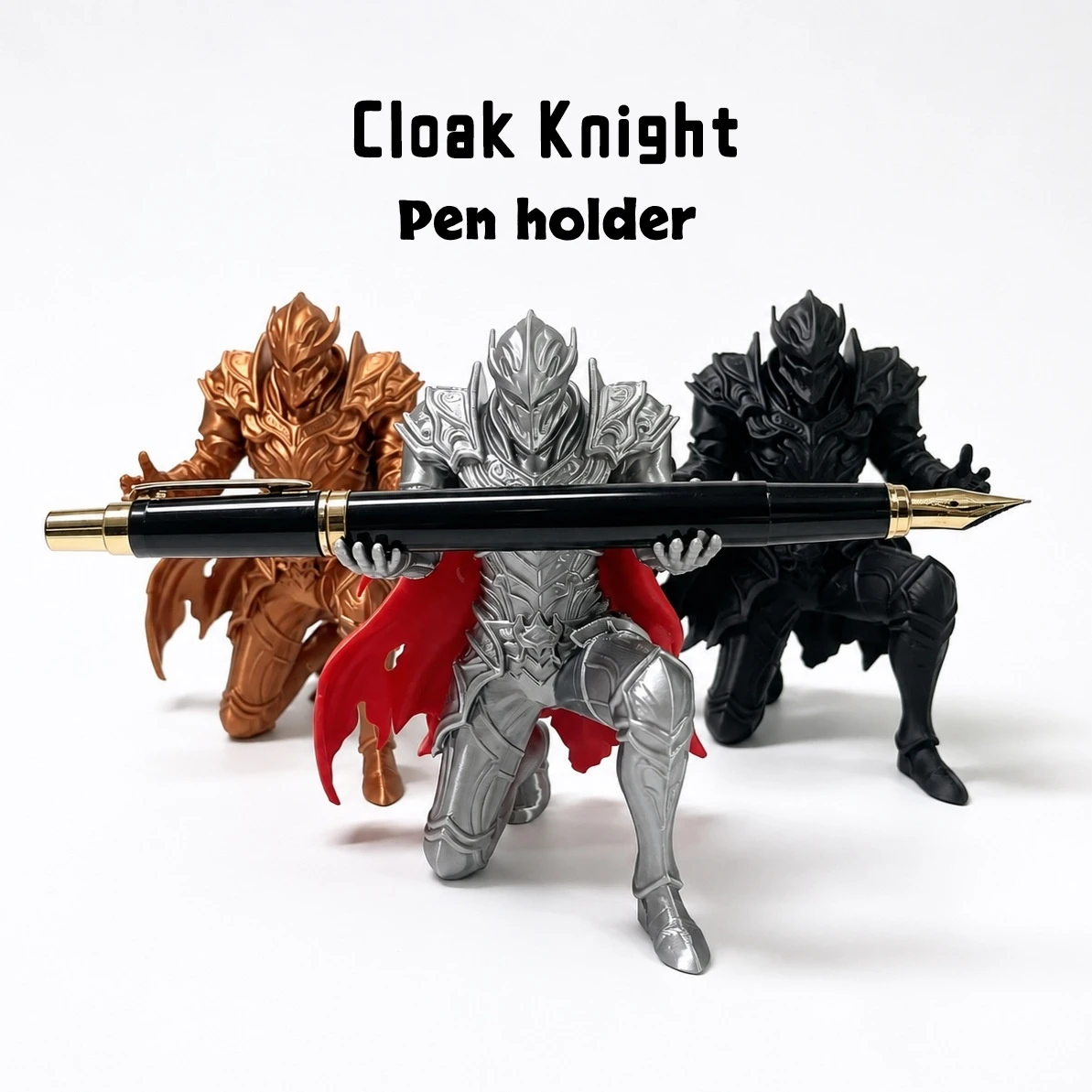 3D Printing Knight Armor - Penyangga pena ksatria gelap cetak 3D
