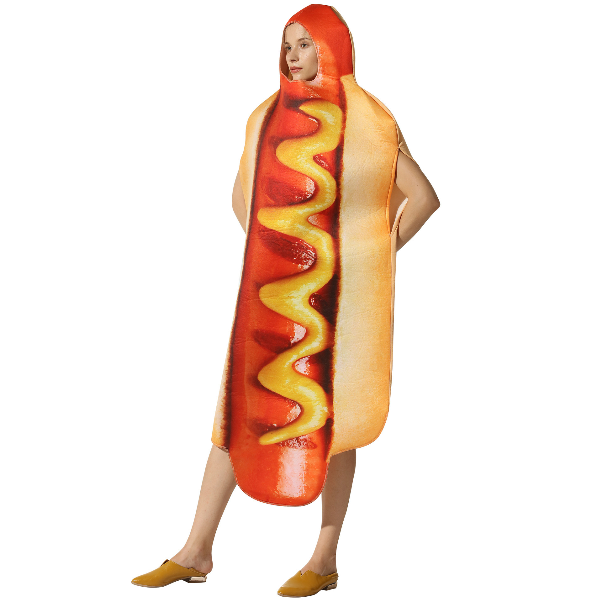 3D Printing In Food - Kostum Hoodie Hot Dog 3D Lucu,