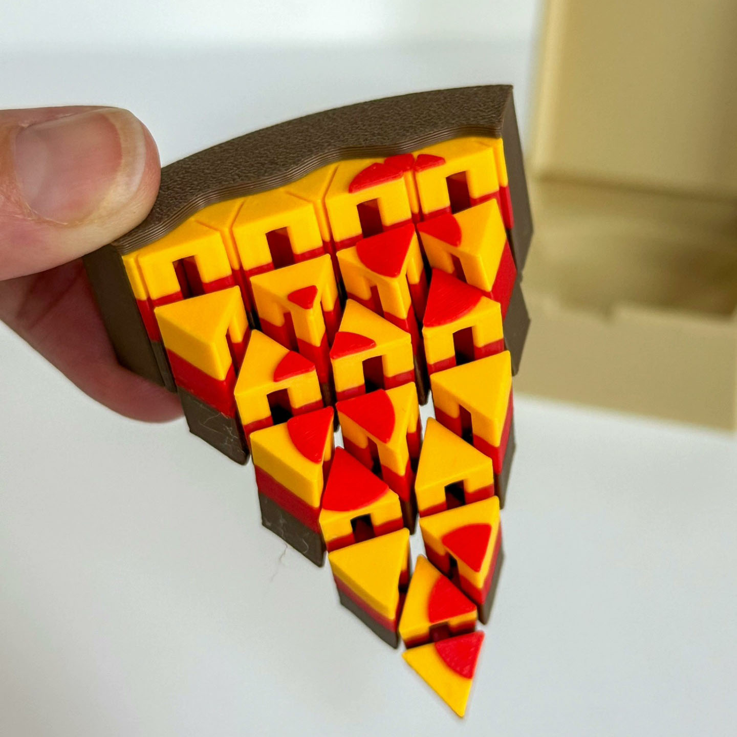 3D Printing In Food - Patung Mini Pizza Cetak 3D, Makanan