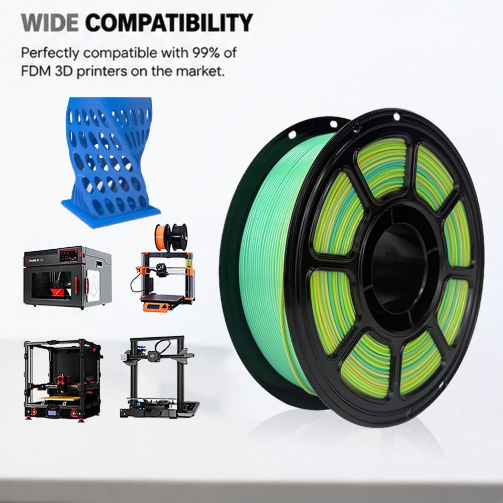 3D Printing Filament - Filamen PLA 1.75mm Pelangi Gradasi, Filamen