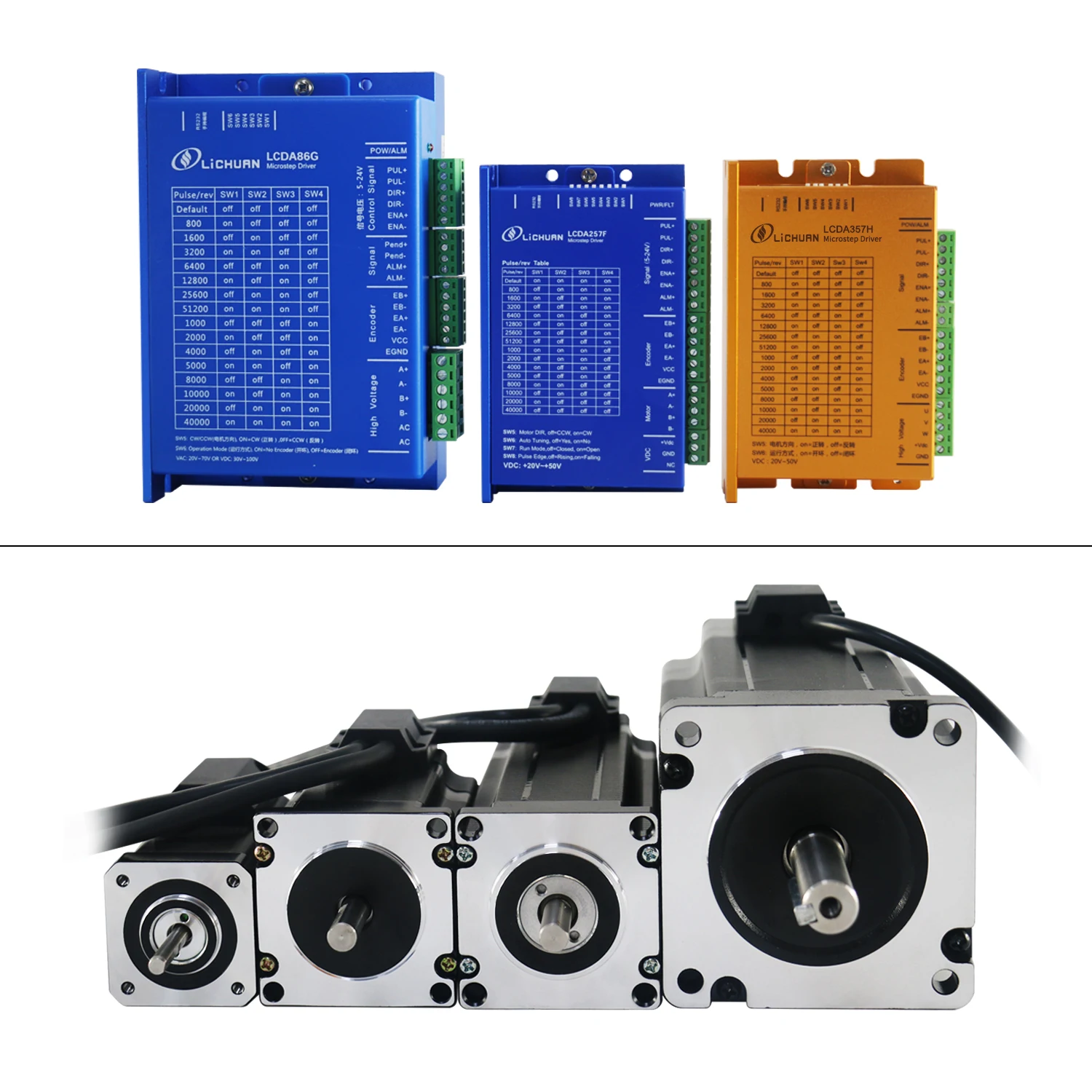 Stepper Motor - 2026 Lichuan 2Phase Nema24 2.8Nm/4.5Nm/4.8Nm/5.5Nm Driver