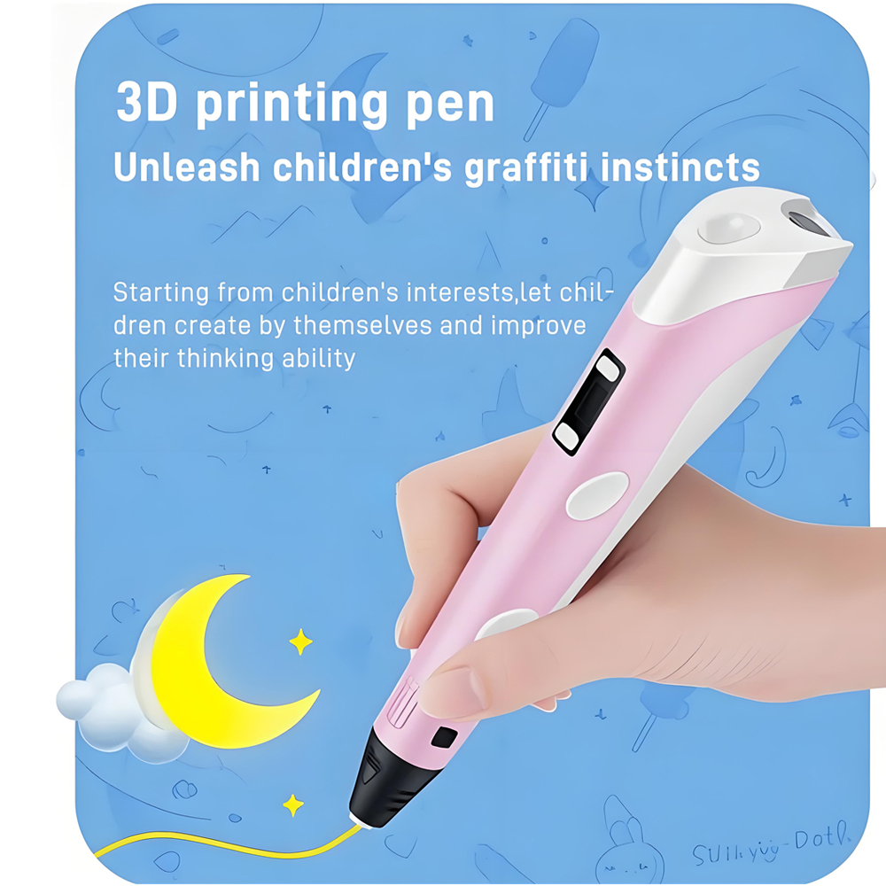 Pena 3D dengan Layar LCD Kompa - 3D Printing Filament ulasan dan harga