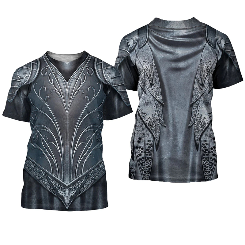 Kaus grafis Knights Templar un - 3D Printing Knight Armor ulasan dan harga
