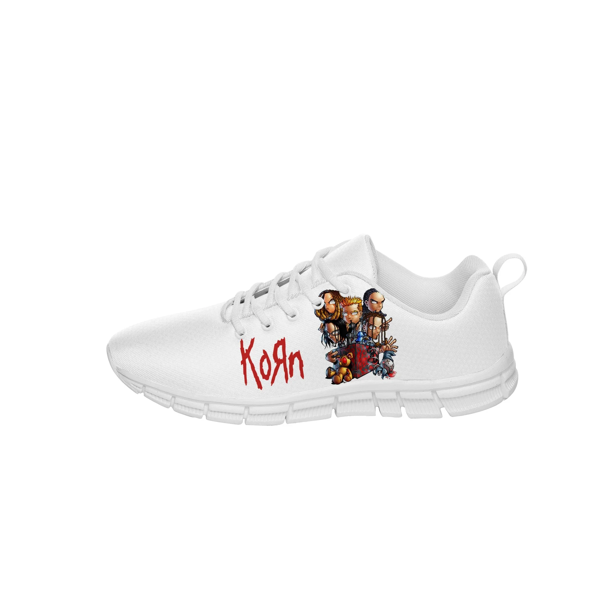 Korn Rock Band Sepatu Low Top  - 3D Printing Rock ulasan dan harga