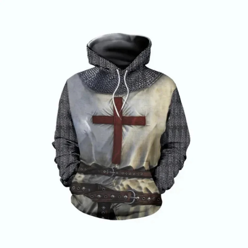 2026 Jaket Hoodie Armor Ksatri - 3D Printing Knight Armor ulasan dan harga