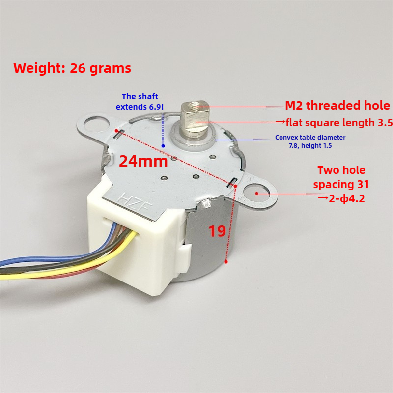 24BYJ48 DC 5V Motor Stepper Po - Stepper Motor ulasan dan harga