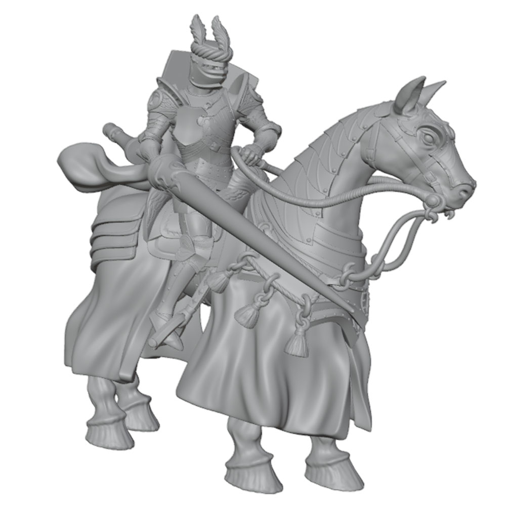 Ornamen Meja 1/24, Model Resin - 3D Printing Knight Armor ulasan dan harga