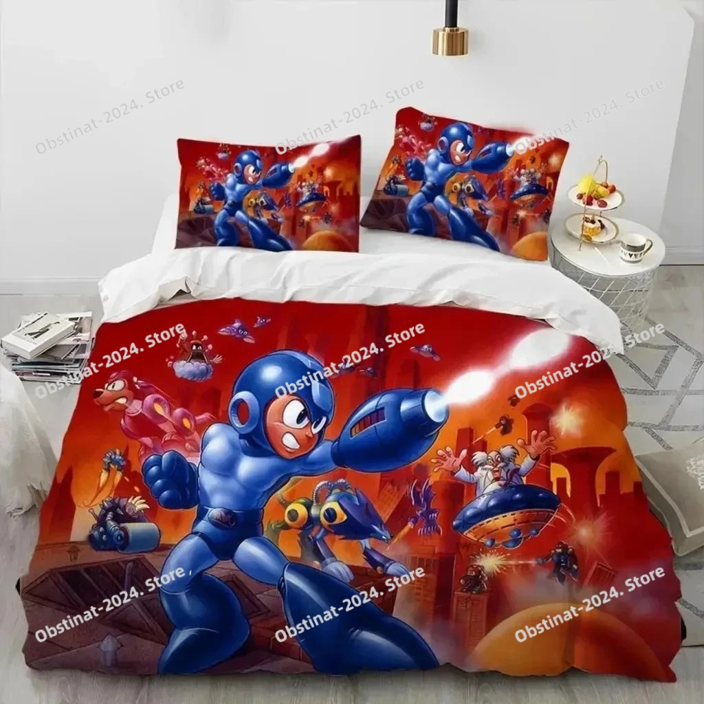Set Sprei 3D Mega Man X Dive,  - 3D Printing Rock ulasan dan harga