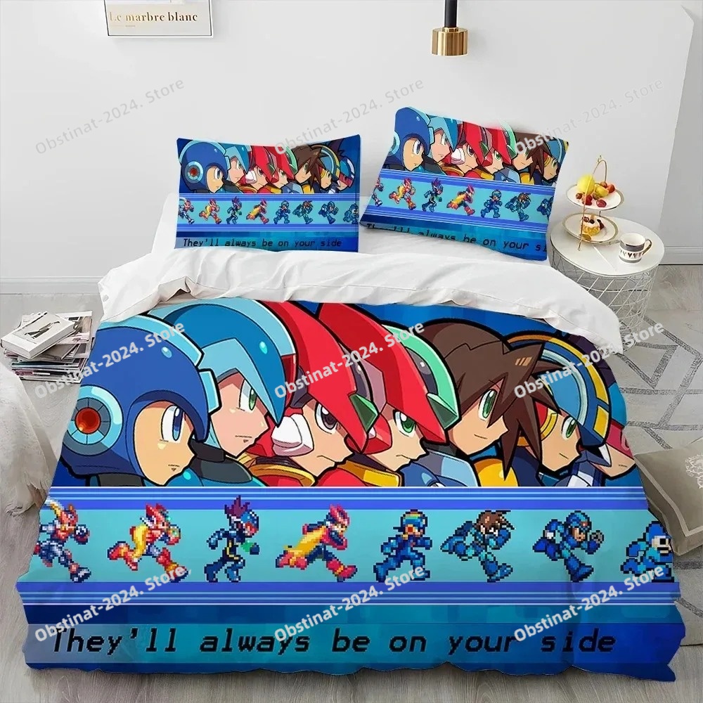 Set Sprei 3D Mega Man X Dive,  - 3D Printing Rock ulasan dan harga