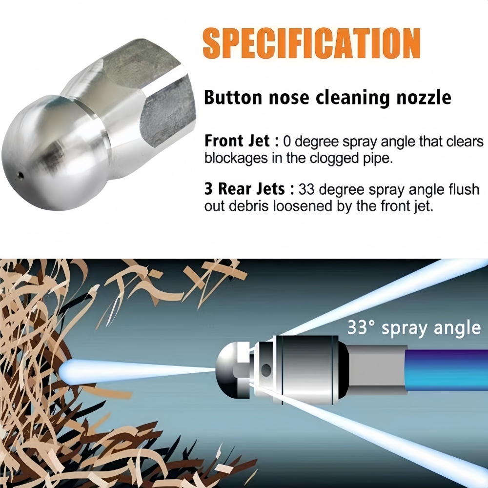 0.5 ~ 50m selang pembersih sal - Nozzle Cleaning Kit ulasan dan harga