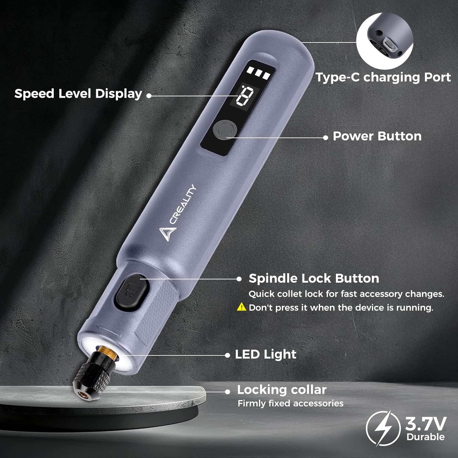 Alat Putar Tanpa Kabel Crealit - 3D Printing Creality ulasan dan harga