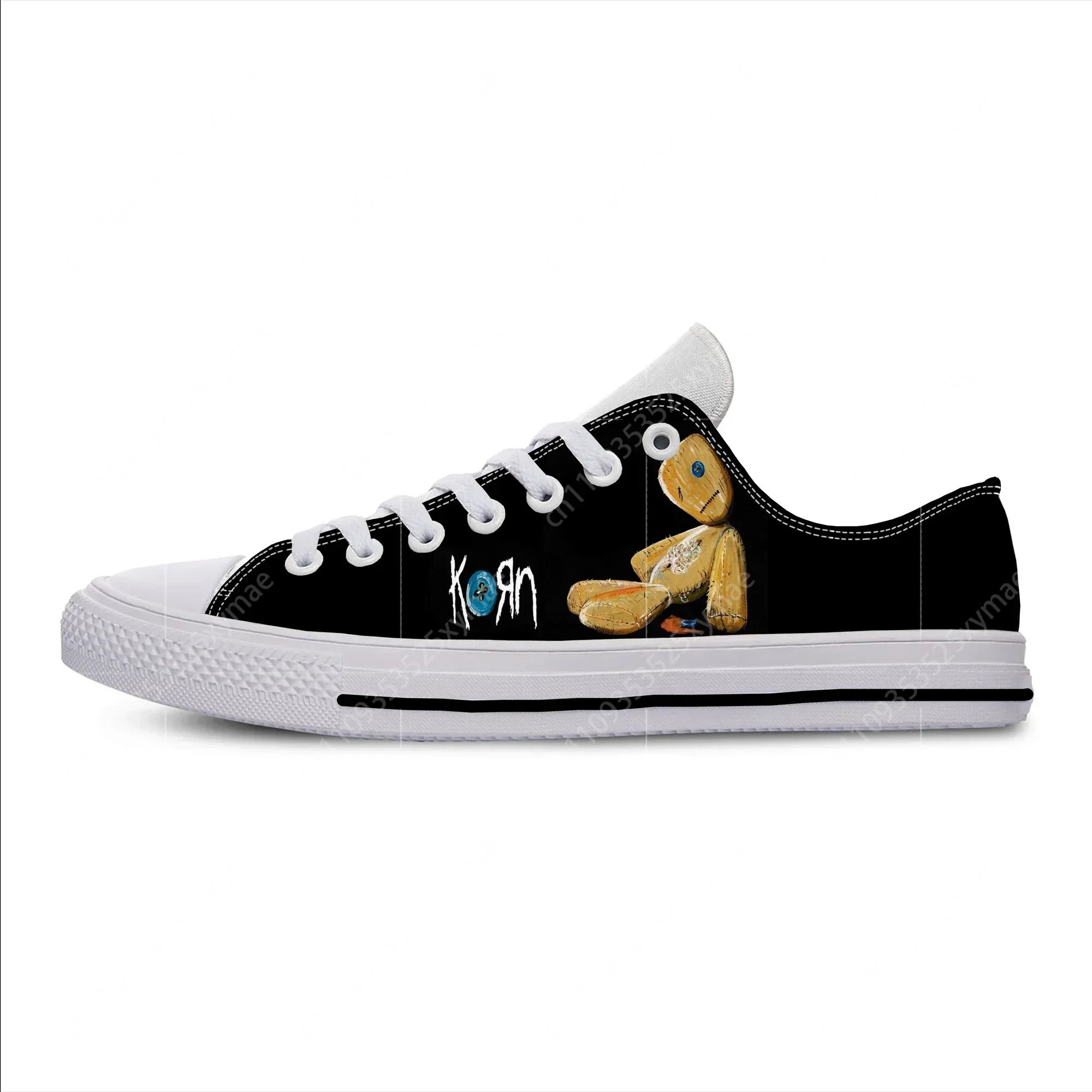 Korn Rock Band Sepatu Low Top  - 3D Printing Rock ulasan dan harga