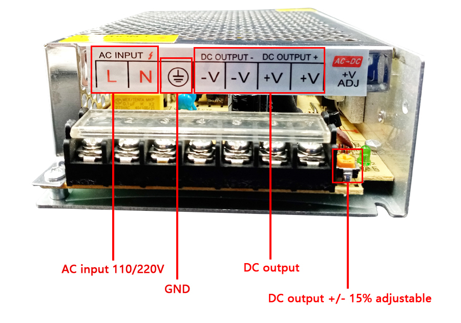DC 5V 12V Catu Daya 24 V 36V S - 3D Printer Power Supply ulasan dan harga