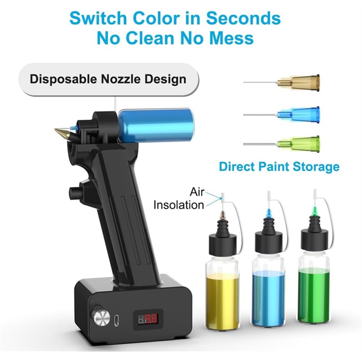 618 Mega Sale Kit Airbrush Tan - Nozzle Cleaning Kit ulasan dan harga