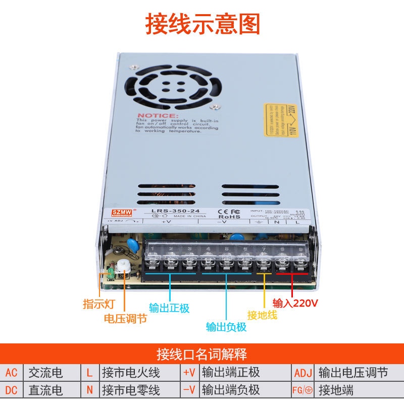 Seri LRS-350W 24V 15A / 12V 30 - 3D Printer Power Supply ulasan dan harga