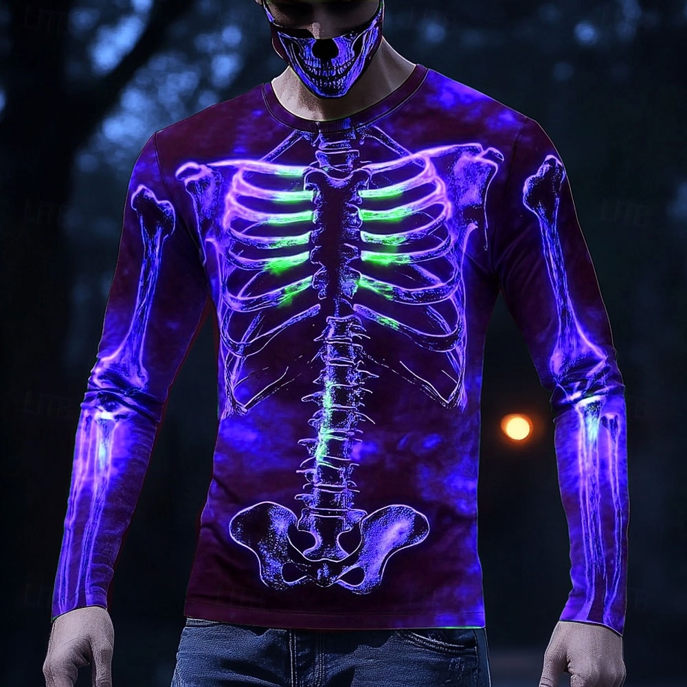Kaus Lengan Panjang Gambar Cet - 3D Printing X Ray ulasan dan harga